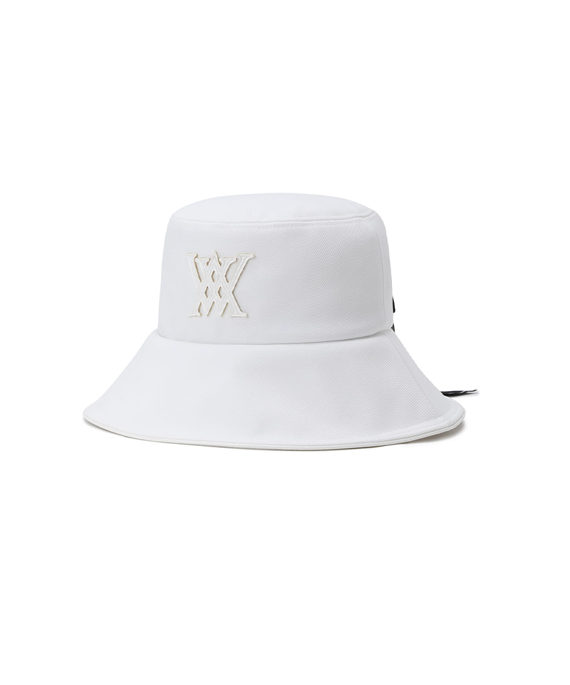 Women's Ribbon Bucket Hat - White