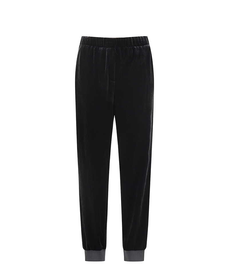 Women's Velvet Jogger Pants - Black – Anew Golf USA