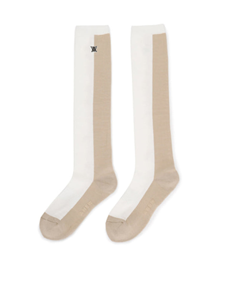 【MALBON GOLF】Wool Over Knee Socks ■WOMAN /追跡付 MALBON GOLF】Wool Over Knee Socks □WOMAN /追跡付