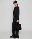 Women's Logo Padded Tote Bag - Black