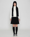 Women's WI Brushed Fleece Pleated Skirt - Black