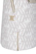 Women's WI Logo Pattern Padded Skirt - Beige