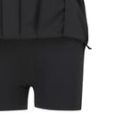 Anew Golf Women's Logo Band Point Pleats Skirt - Black