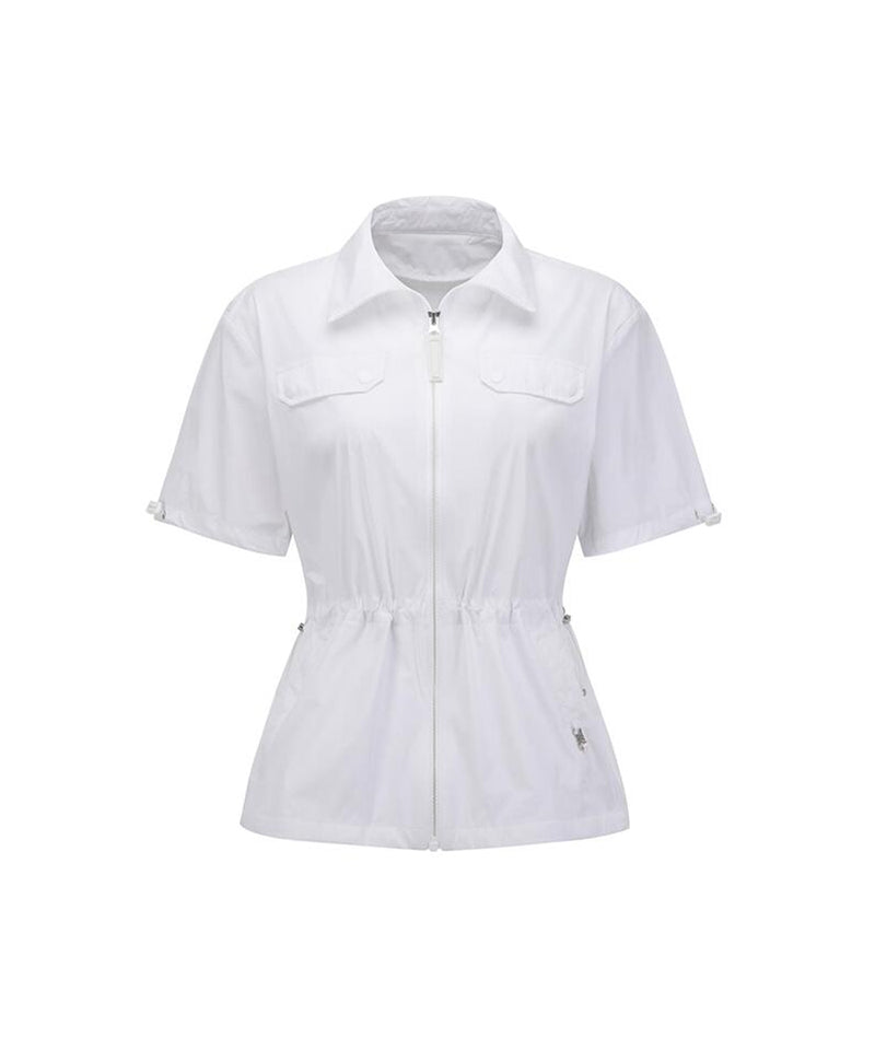 ■ANEW GOLF■ W MEDIUM LENGTH SHOT SLEEVE ONEPICE JACKETBE Women's Short Sleeve One Piece Jacket - Black – Anew Golf USA