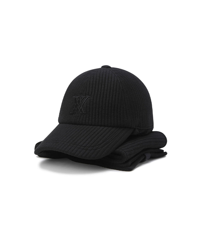 Unisex Muffler Cap - Black