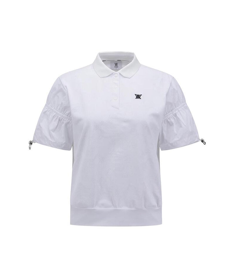 ☆ANEW GOLF☆JACQUARD HYBRID SHORT T-SHIRT ANEW Golf Women's SM Jacquard Hybrid Short T-Shirt - White – Anew