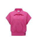 ANEW Golf Women's SM Short Sleeve Anorak Jacket - Hot Pink
