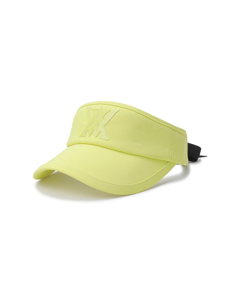 【ANEW GOLF】 WOMEN ESSENTIAL RIBBON TIE VISOR / 追跡付 ANEW Golf Women's Essential Ribbon Tie Visor - Yellow – Anew