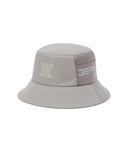 Unisex Lettering Bucket Hat - Beige