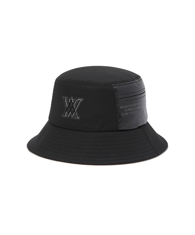 Unisex Lettering Bucket Hat - Black – Anew Golf USA