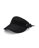 Women's Centre Ribbon Visor - Black