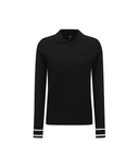 Women's FA Logo Pattern Sweater - Black
