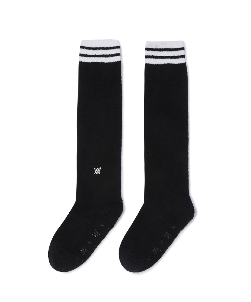 Women's Tactel Knee Socks - Black – Anew Golf USA