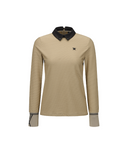 Women's FA Back Zip Long T-Shirt - Beige