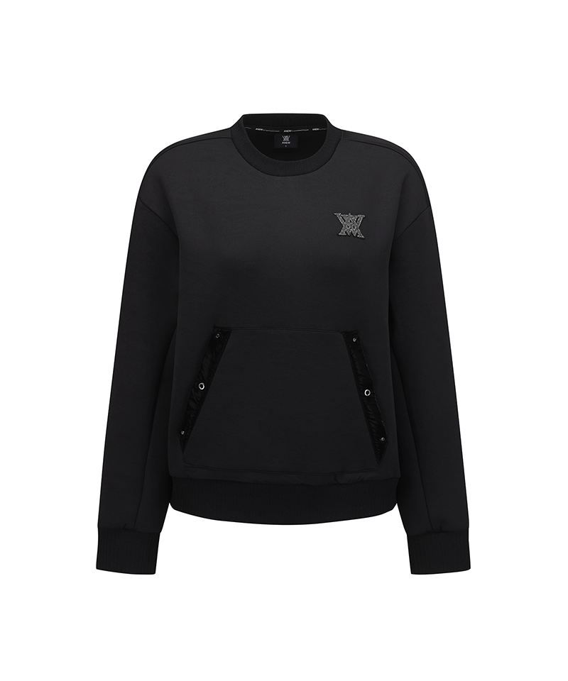 Women's FA Pocket Sweatshirt - Black – Anew Golf USA