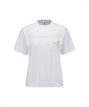 Women's FA Hybrid Round Short T-Shirt - White
