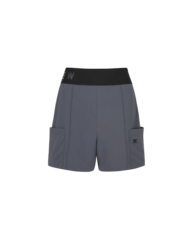 【ANEW GOLF】WOMEN SM ESSENTIAL COOL HALF PANTS /追跡付 ANEW Golf Women's SM Essential Cool Half Pants - Dark Grey