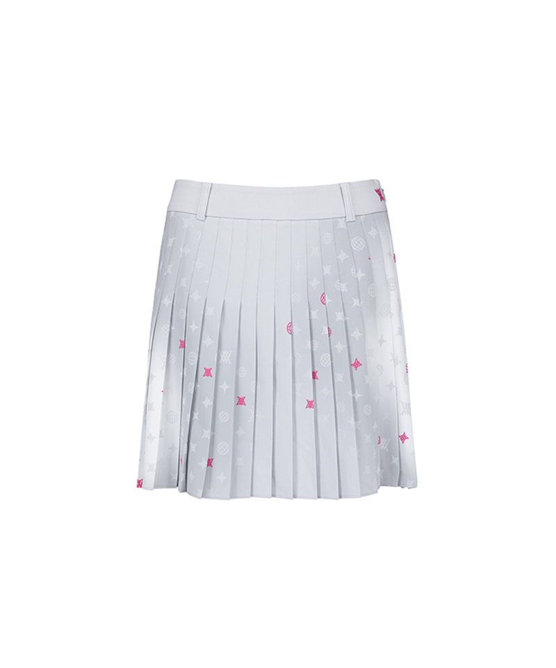 ANEW GOLFスカートM ANEW Golf Women's SM Gradation Pattern Pleated Skirt - Light