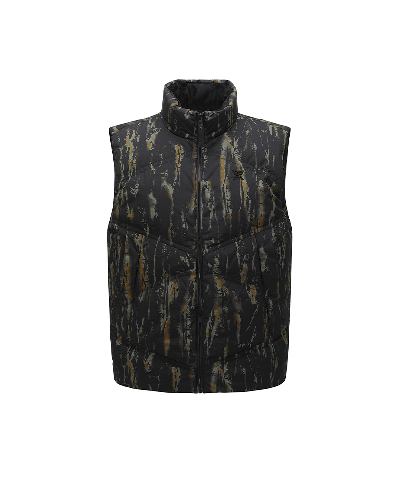 Men's WI New Pattern Down Vest - D/Brown