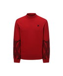 Men's WI Fuzzy Logo Point Swetaer - Red