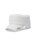 Women's Fur Visor - Cream
