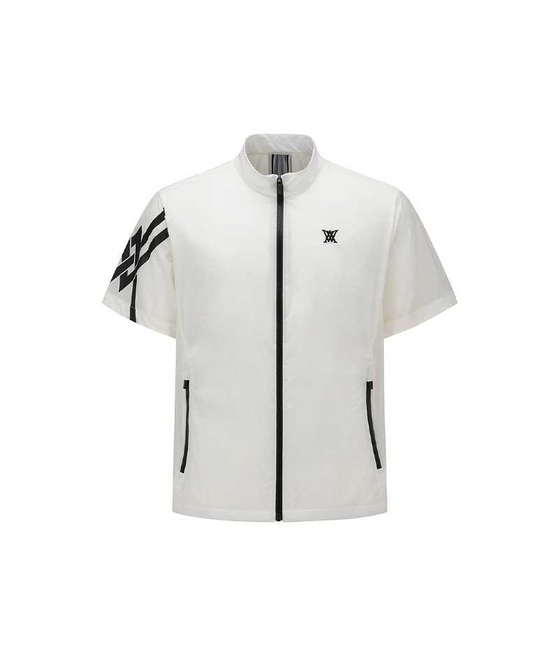 Men's Short Sleeve Lightweight Jacket - Cream – Anew Golf USA