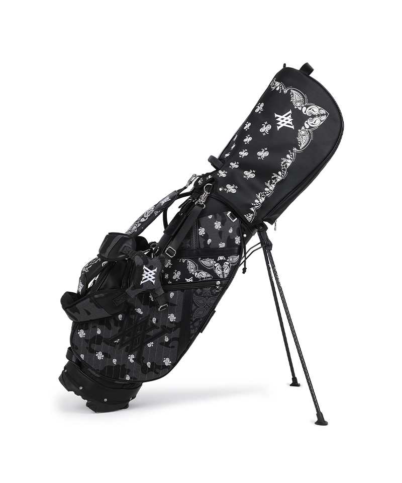 わずか☆ANEW GOLF☆ PAISLEY TOTE BAG_NA 9 Unisex Paisley Stand Golf Bag, Black | ANEW – Anew Golf USA
