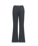 ANEW GOLF Women's Essentials Fleece Boots Cut Long Pants  - Charcoal Gray