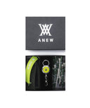 ANEW Golf Lily Towel Ball Marker & Wood Tea Set - Khaki