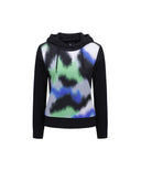 ANEW Golf Women's Camo Pattern Hoody Sweater - Black