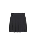 Anew Golf Women's Logo Band Point Pleats Skirt - Black