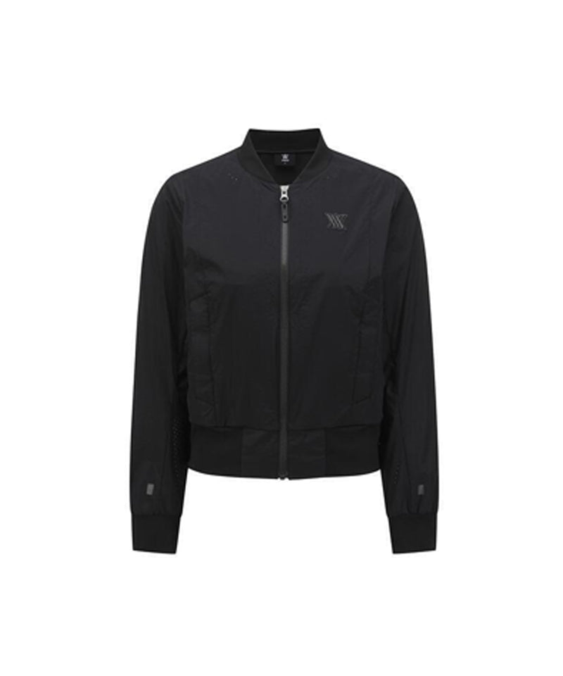 ANEW Golf Women's SM Black Finish MA-1 Jacket - Black – Anew Golf USA