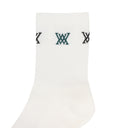 ANEW Golf Men Triple Logo Socks - Off White