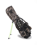 ANEW GOLF Uni Camo Pattern Stand Bag - Khaki