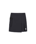 Out Pocket Point A-Line Skirt - Black