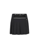 Anew Golf Women's Logo Band Point Pleats Skirt - Black