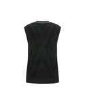 ANEW GOLF Men's Big Logo Instarsia Vest - Black