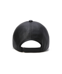 Unisex Leather Like Cap - Black