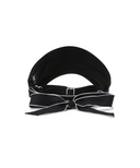 Women's Centre Ribbon Visor - Black