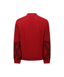 Men's WI Fuzzy Logo Point Swetaer - Red