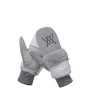 Women's Mitten Gloves - Gray