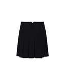 Women's WI Brushed Fleece Pleated Skirt - Black