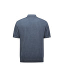 ANEW GOLF Jacquard Knit Polo Shirts - Blue