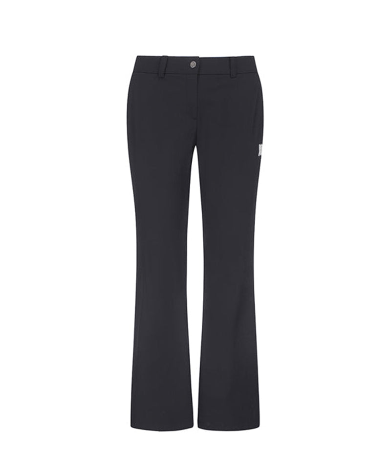 Women's Banding Point Boostcut Long Pants - Black – Anew