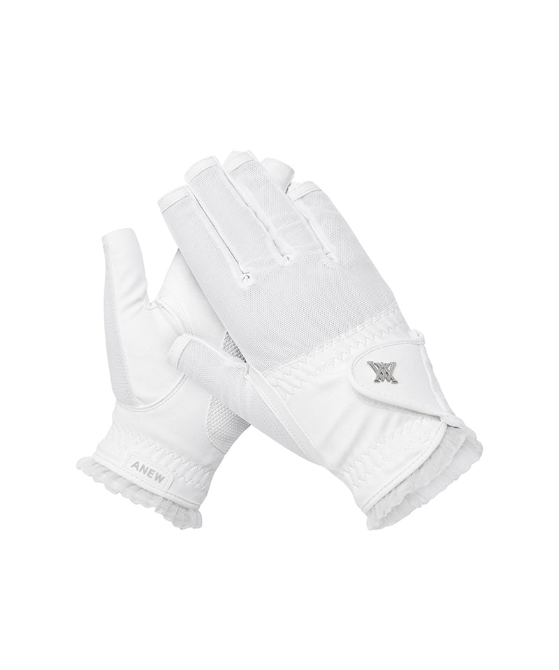 Women's Mesh Lace Glove (PAIR) - White – Anew Golf USA