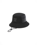 Unisex Lettering Bucket Hat - Black