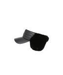 Woven Stitch Earring Cap - Black