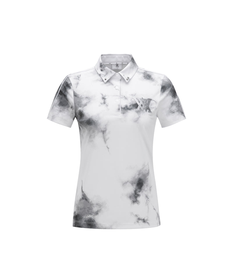 Women's SM Collared Short T-Shirt - White – Anew Golf USA