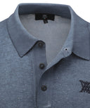 ANEW GOLF Jacquard Knit Polo Shirts - Blue