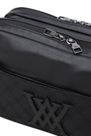 Anew Golf Jacquard Easy Pouch - Black